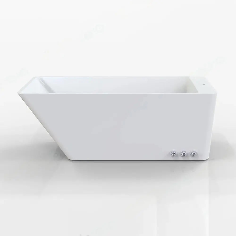 Rectangular Cold Plunge Tub Soaking Bathtub Acrylic Freestanding Ice Bath Tub Anyi Health