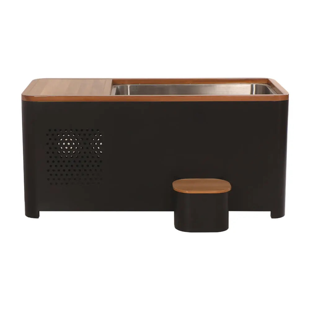 Black Rectangular Ice Tub HELIUS