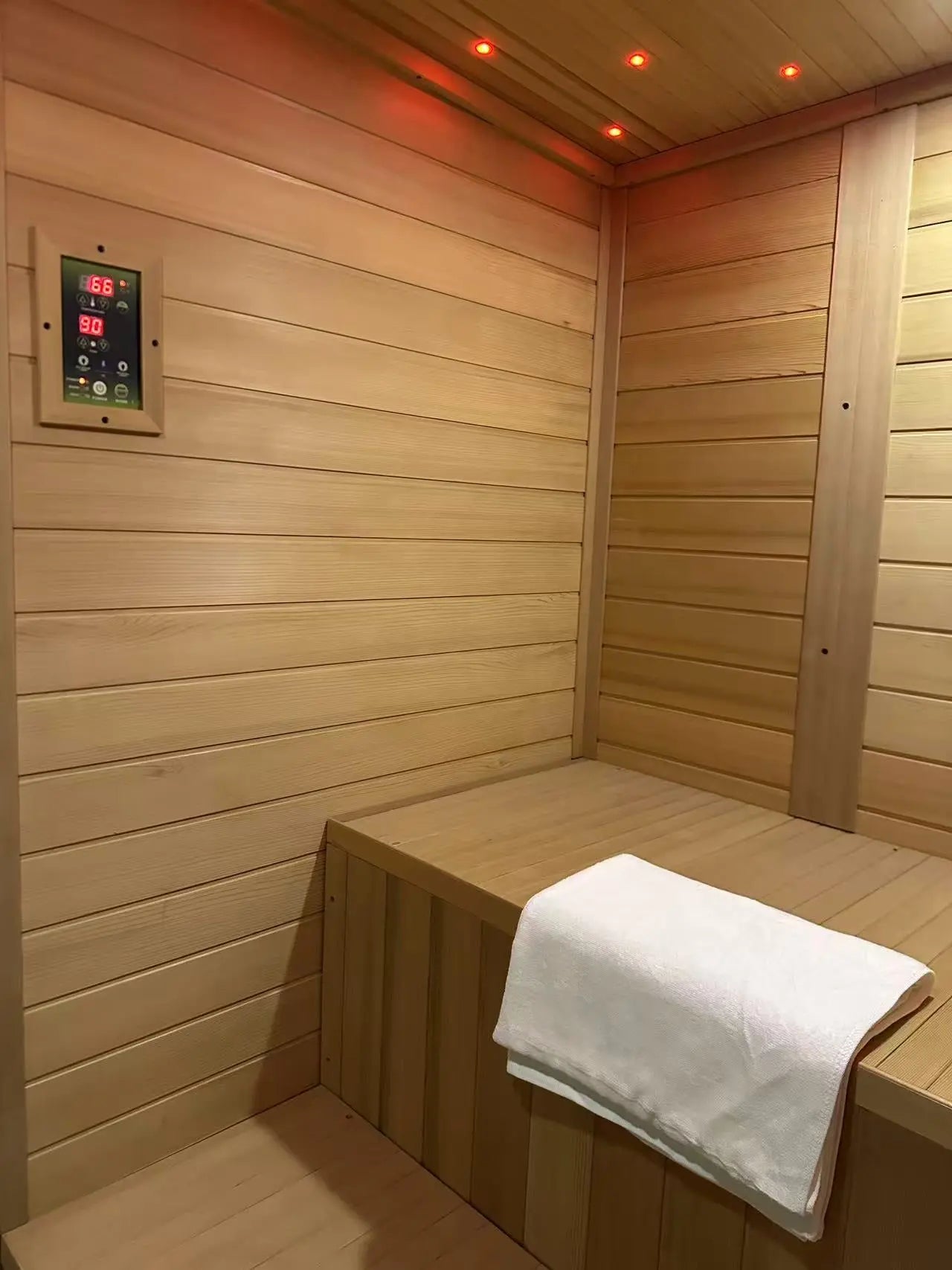 New Luxury High-End Black Square Outdoor Sauna HELIUS