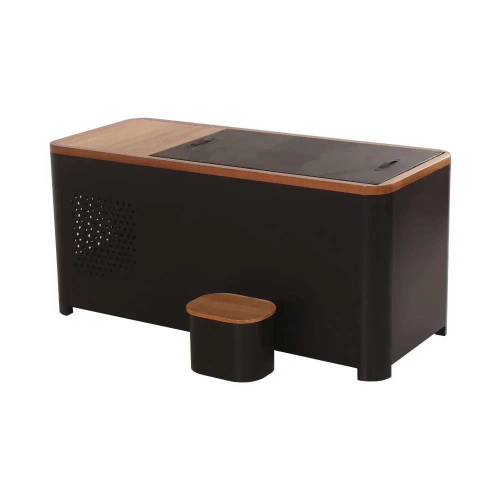 Black Rectangular Ice Tub HELIUS