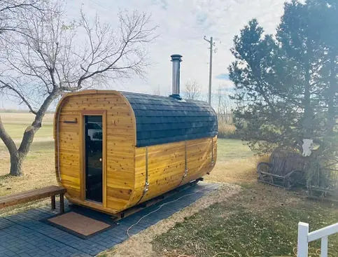 8'X14'CEDARCUBIC SAUNA(10-12 ADULTS) HELIUS