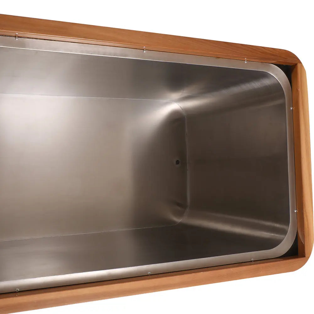 Black Rectangular Ice Tub HELIUS