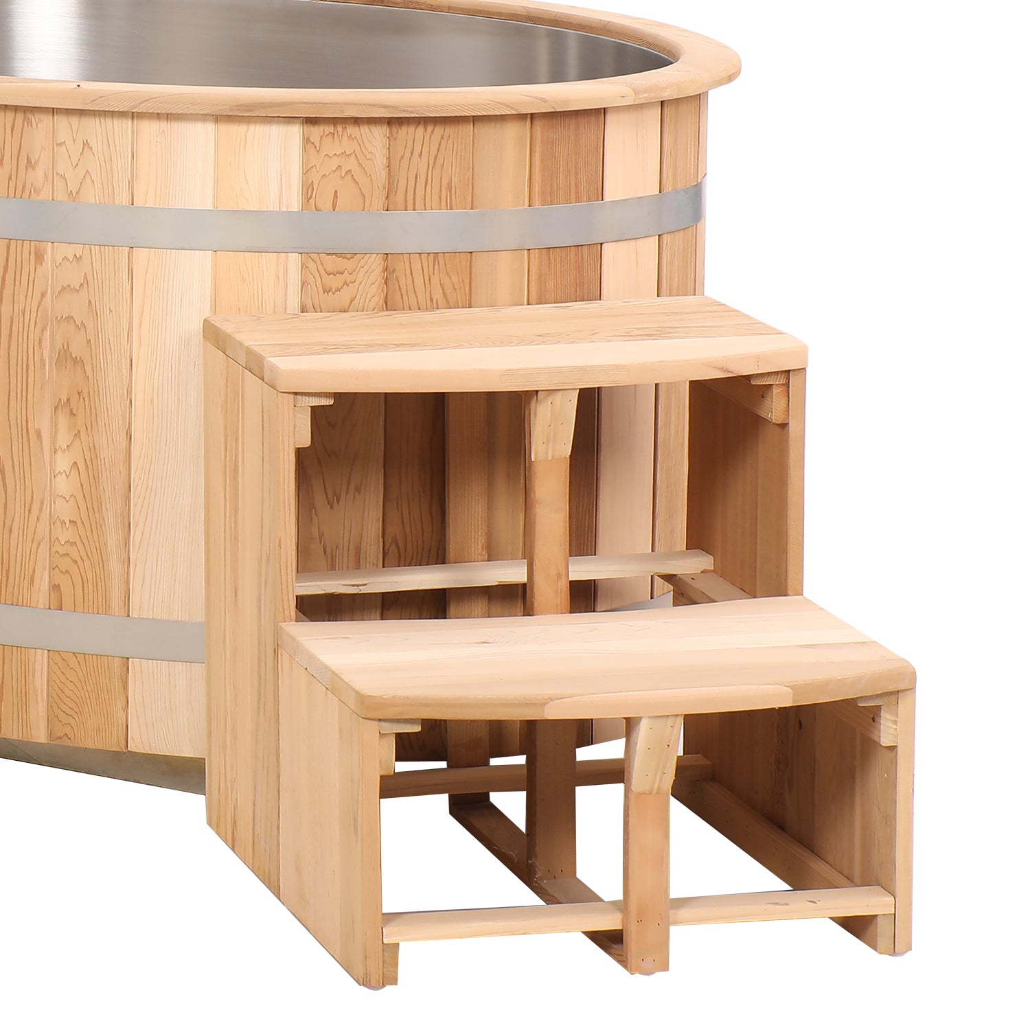 Premium Red Cedar Oval Ice Bath Tub – Cold Plunge Spa Barrel for Athletes Recovery & Therapeutic Home Use, Natural Wooden Therapy Tub
