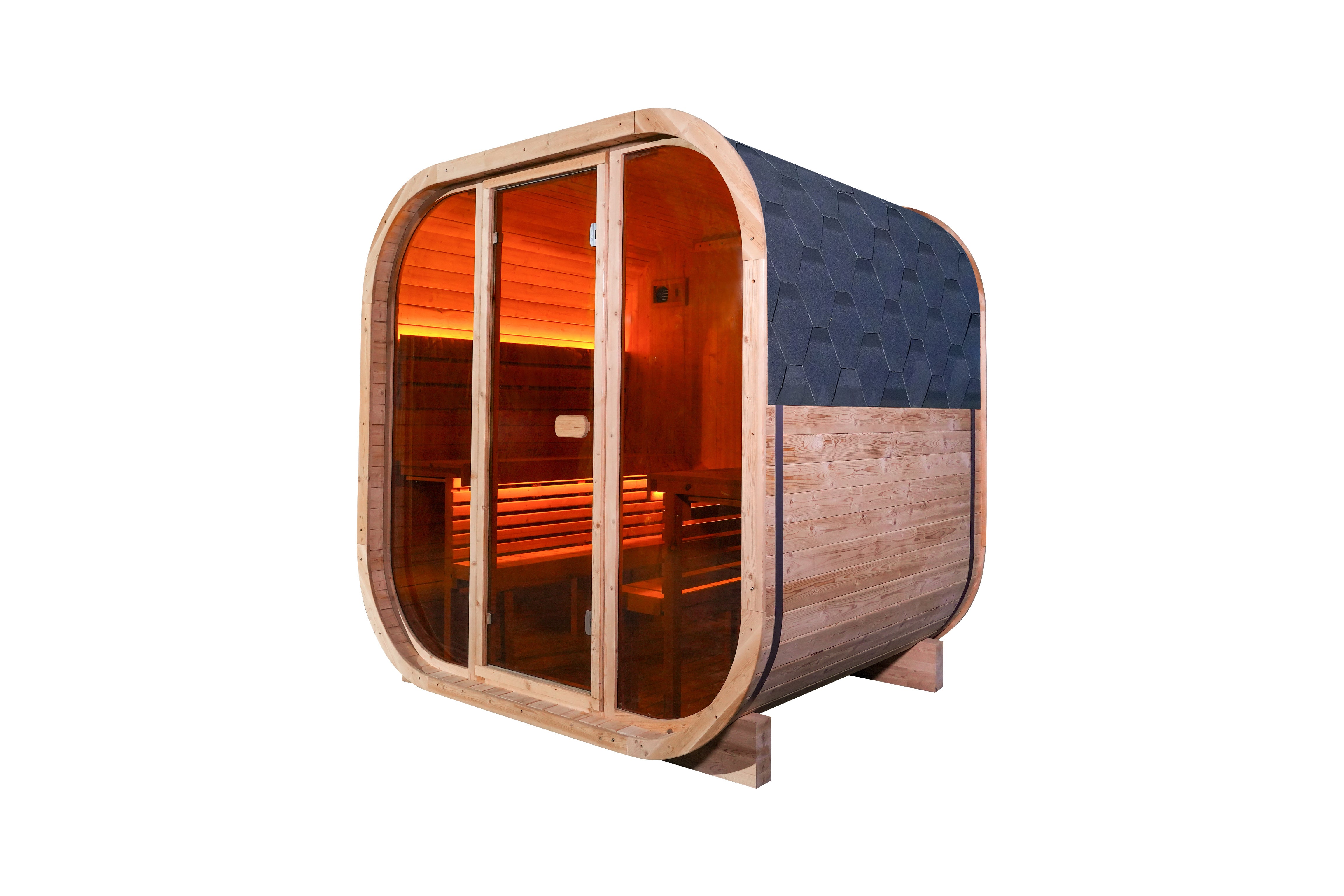 4 - Person Traditional Steam Sauna: Enjoy Shared Relaxation and Wellness