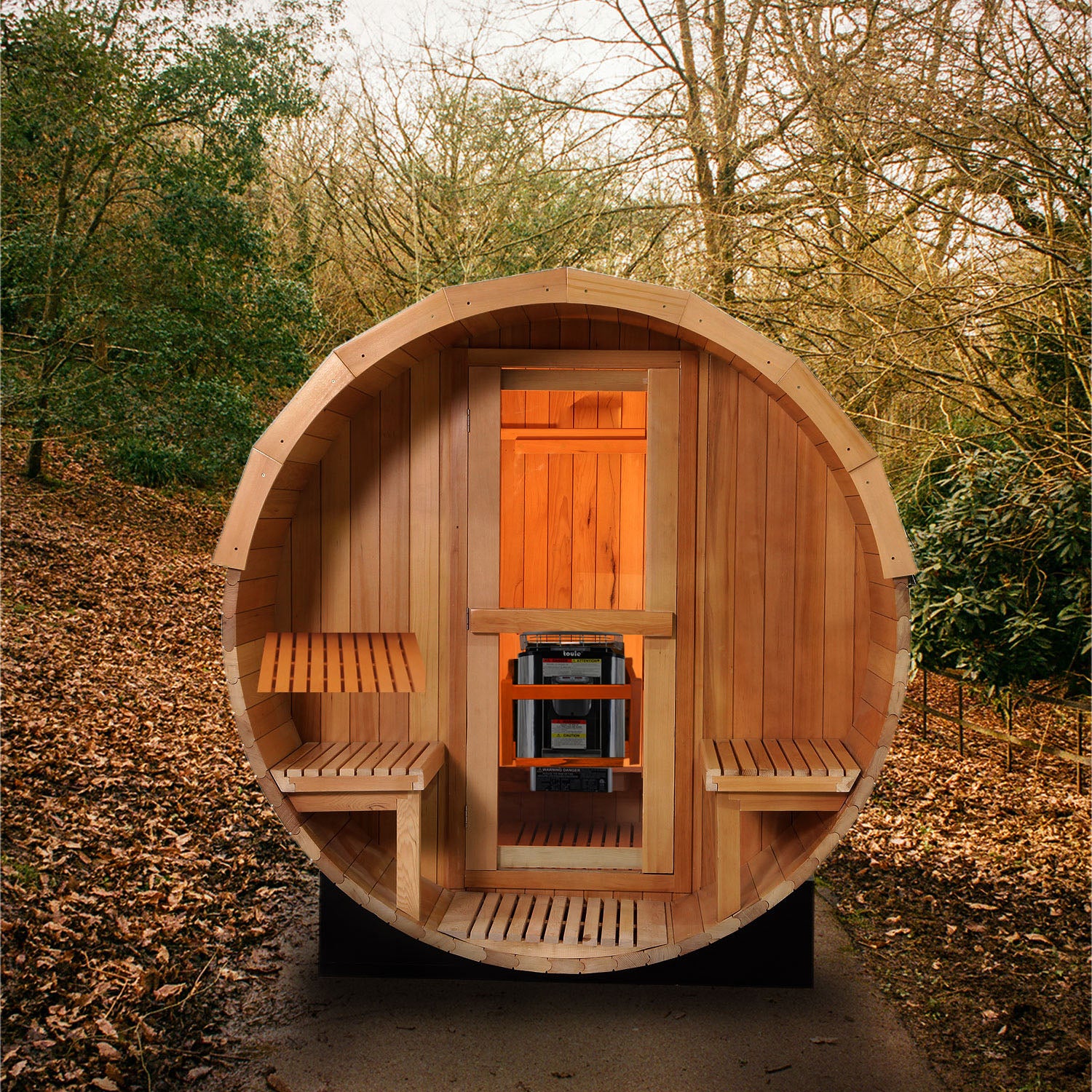 6-Person Hemlock Traditional Steam Sauna