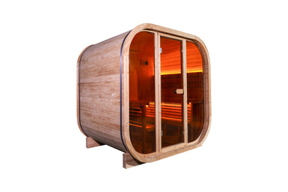 4 - Person Traditional Steam Sauna: Enjoy Shared Relaxation and Wellness