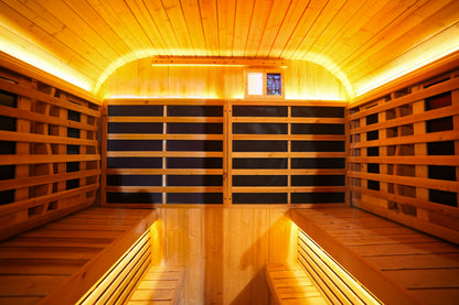 4 - Person Far - Infrared Sauna with Tieted Glass: Elevate Your Wellness Experience