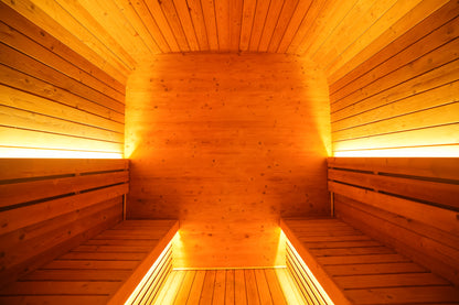 6 - Person Square Traditional Steam Sauna: A Haven of Relaxation and Wellness