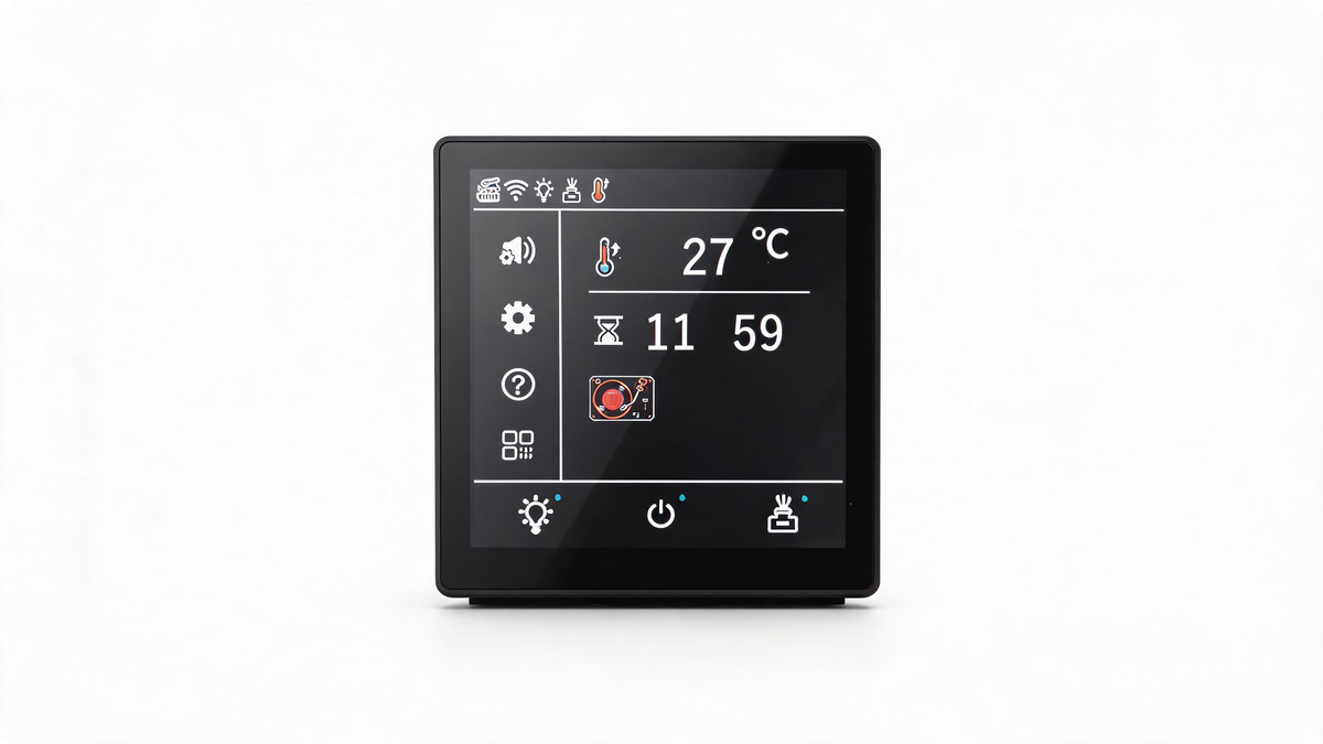 Heater with a Wi-Fi control panel