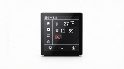 Heater with a Wi-Fi control panel
