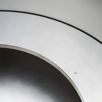 Wood - Fired Hot Tub with Stainless Steel Liner, Built - in Stove and Red Cedar Shell