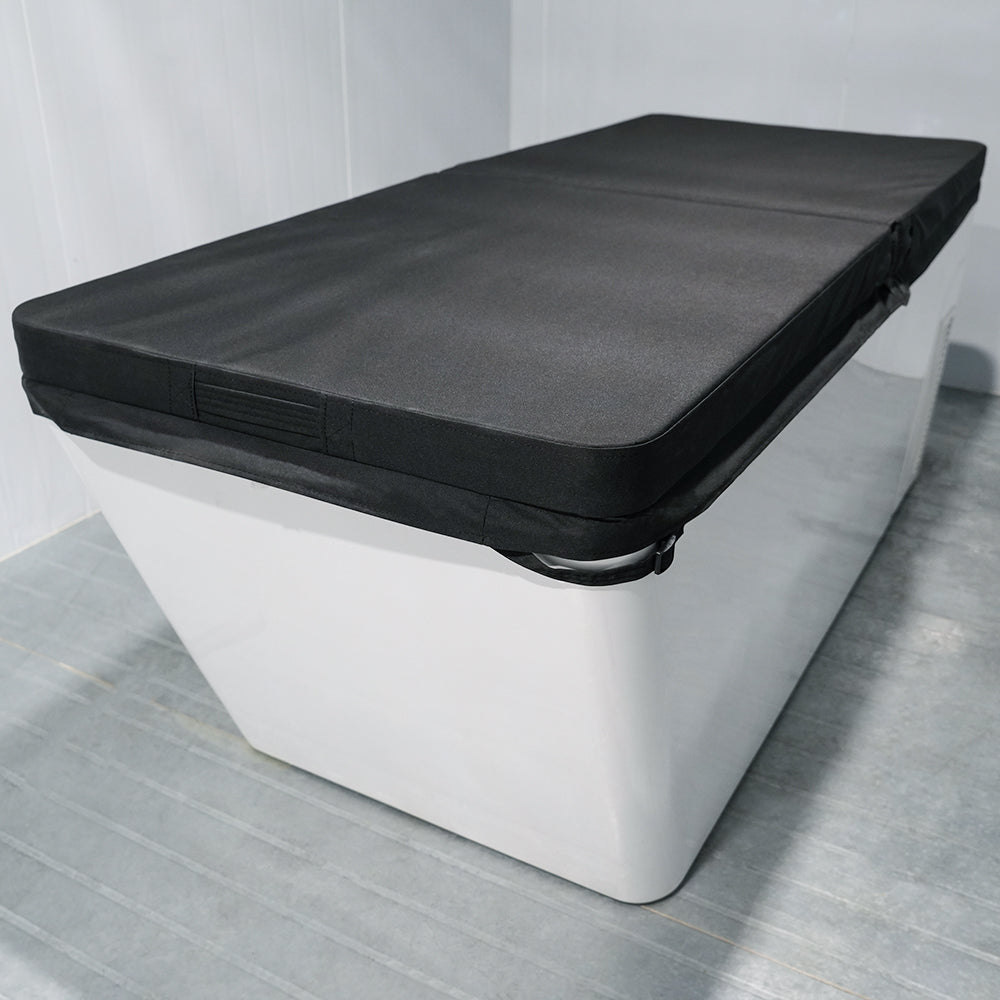 Acrylic Ice Bath Tub with Built-In Ice Machine – All-in-One Cold Plunge Spa System for Athlete Recovery, Hydrotherapy & Home Gym, Modern Sleek Cooling Design