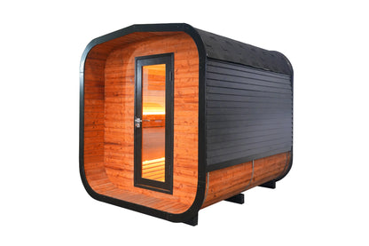6 - Person Square Traditional Steam Sauna: A Haven of Relaxation and Wellness