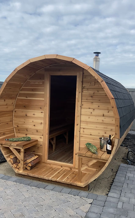 8'x8' Cedar Barrel Sauna