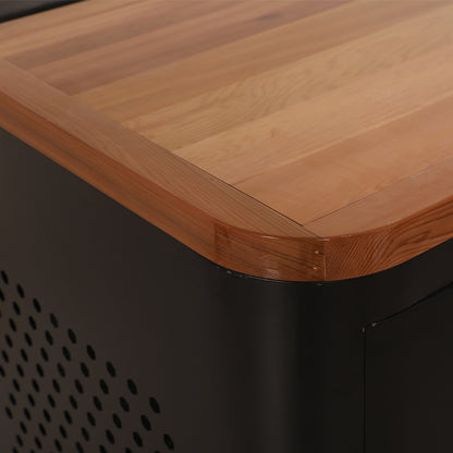 Black Rectangular Ice Tub