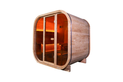 4 - Person Traditional Steam Sauna: Enjoy Shared Relaxation and Wellness