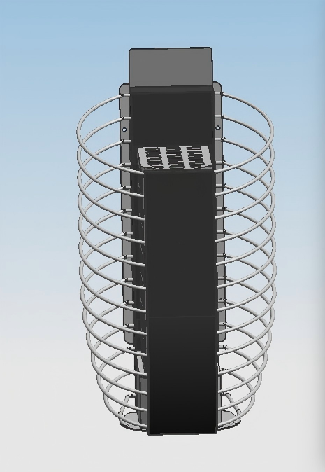 Heater with a Wi-Fi control panel