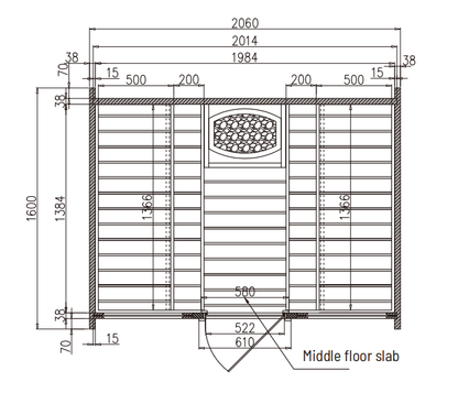 4 - Person Traditional Steam Sauna: Enjoy Shared Relaxation and Wellness