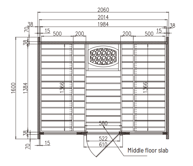 4 - Person Traditional Steam Sauna: Enjoy Shared Relaxation and Wellness