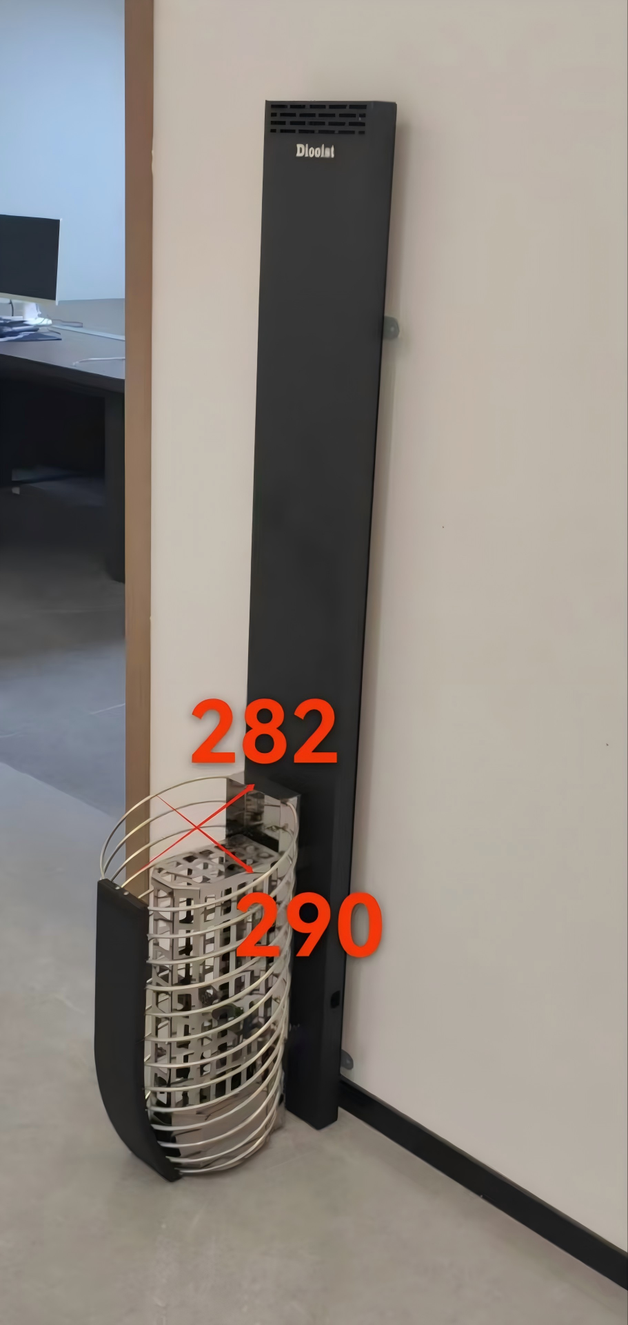 Heater with a Wi-Fi control panel