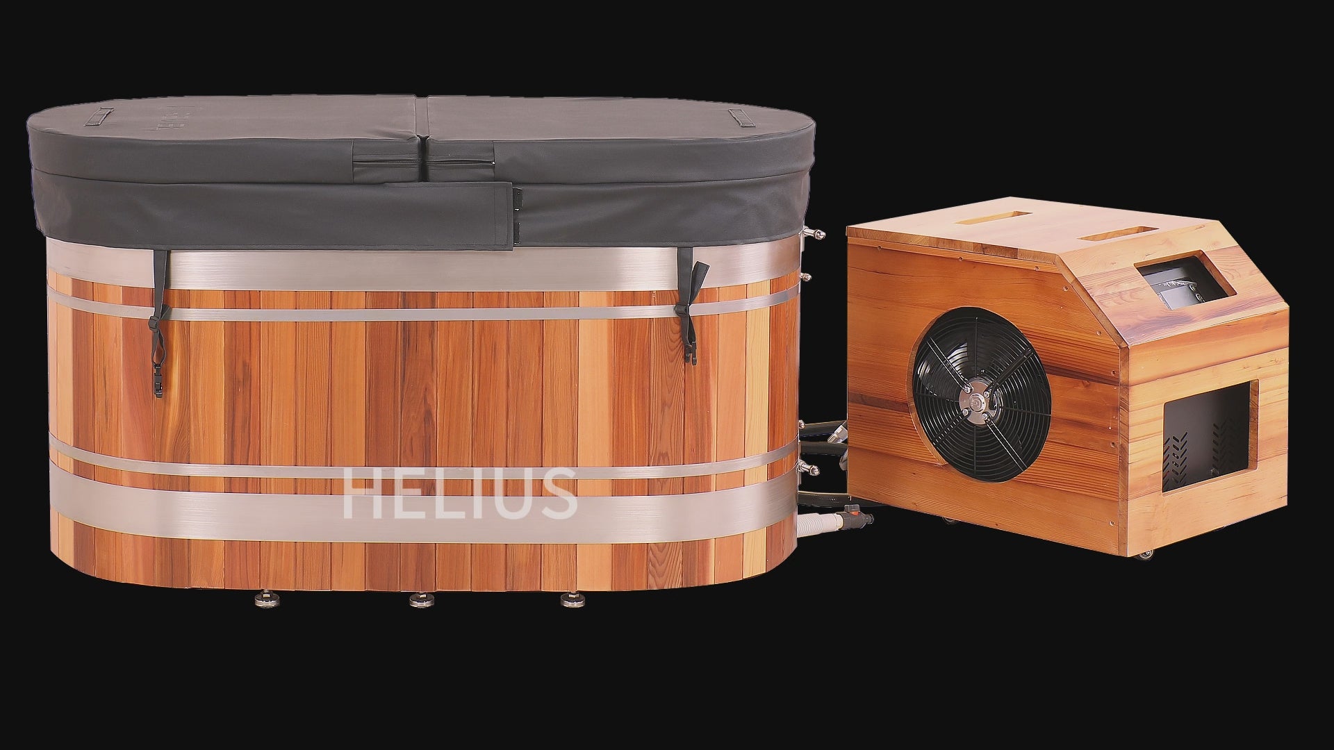 U-Shaped Red Cedar Ice Bath Tub – Ergonomic Cold Plunge Spa Barrel for Cold Water Therapy, Athlete Recovery & Home Wellness, Natural Wooden Wellness Tub