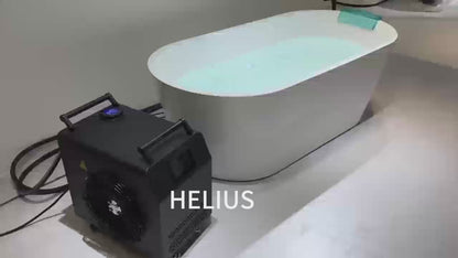 Cold Water Therapy 1 Person Oval Shape Ice Bath Chiller Machine Cold Plunge Ice Bath