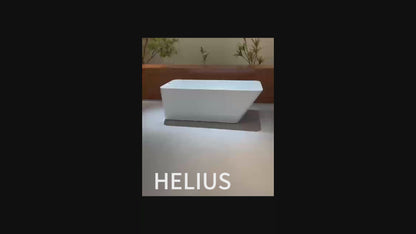 Rectangular Cold Plunge Tub Soaking Bathtub Acrylic Freestanding Ice Bath Tub